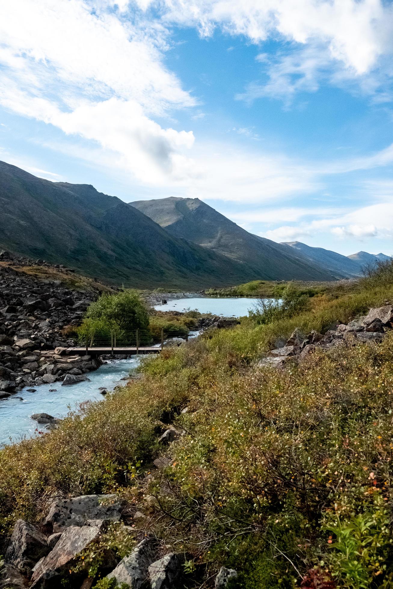 Nature landscape in Alaska Stock Free