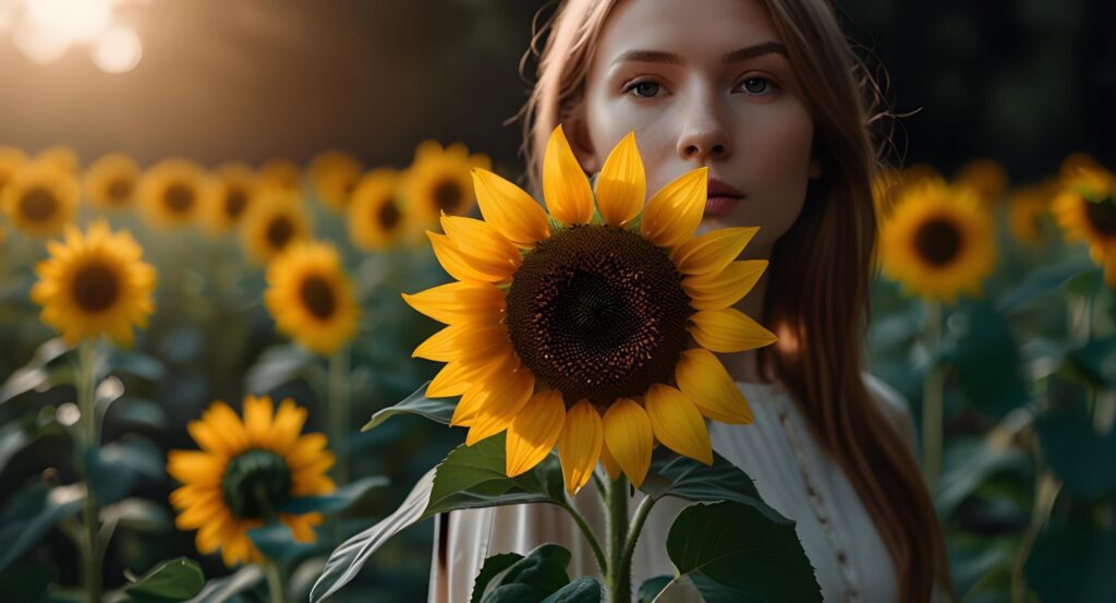 yellow Sun flower background Stock Free