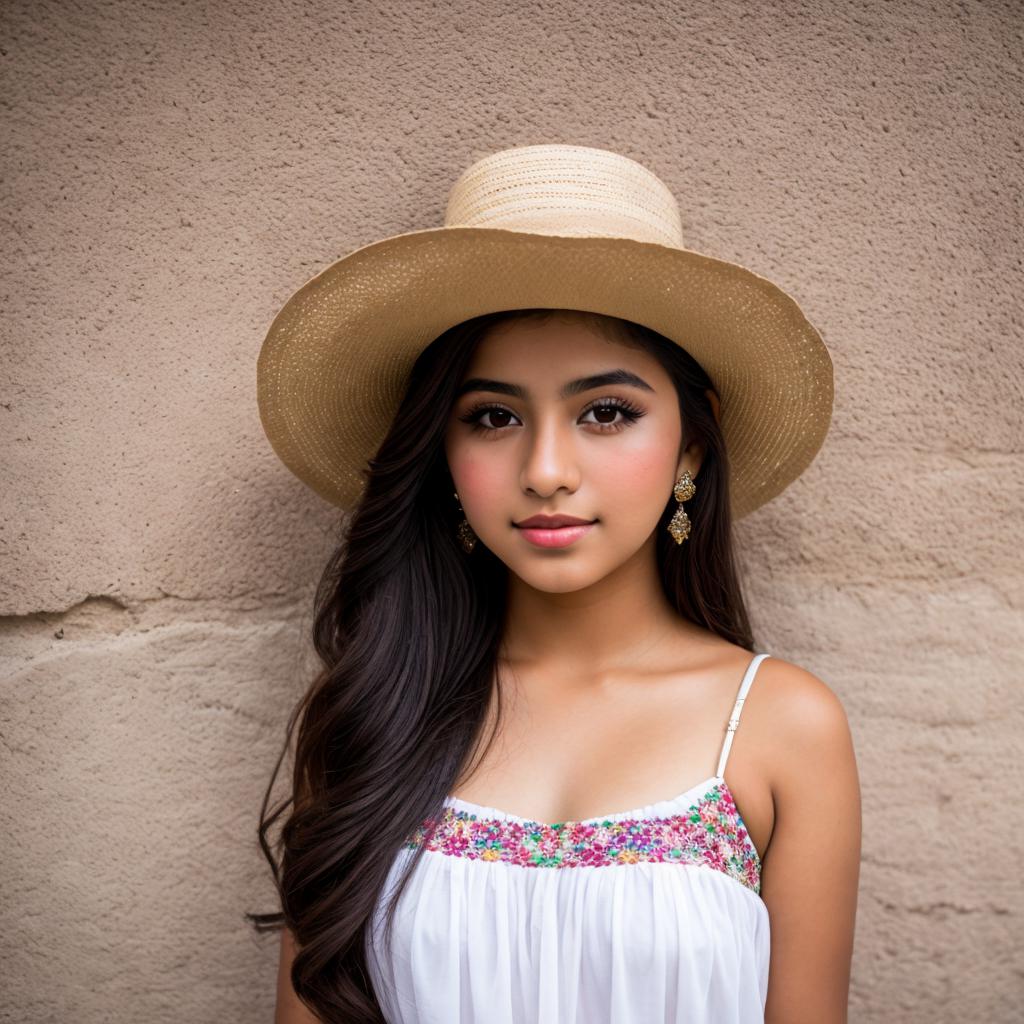 Beautiful young mexican girl by @ai_generated