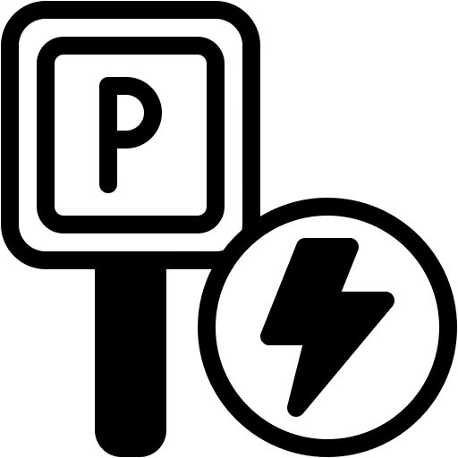 Parking, ev, plug icon