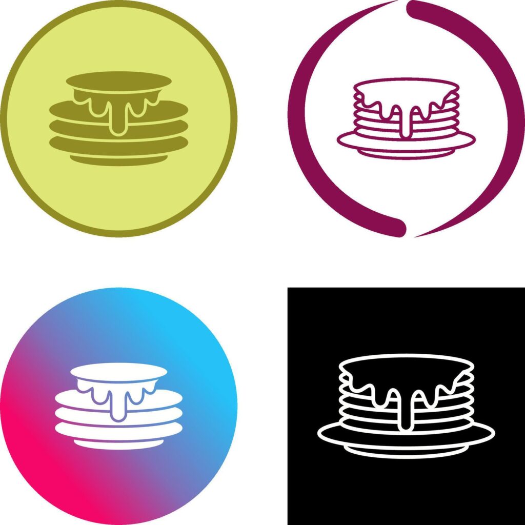 Pancake Icon Design Stock Free