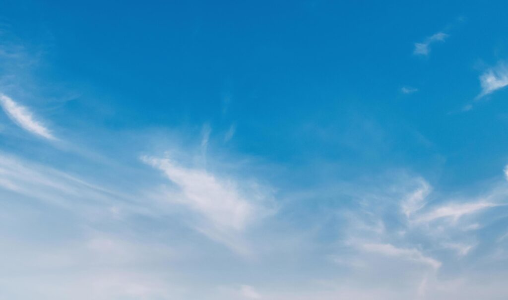 panorama blue sky with white cloud view nature Stock Free