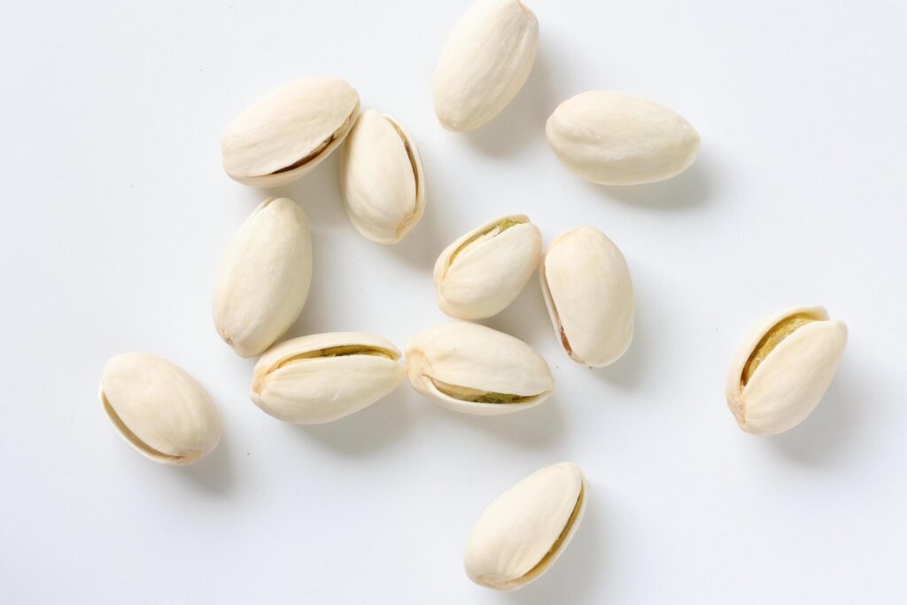 Pistachio nut isolated on white background Stock Free