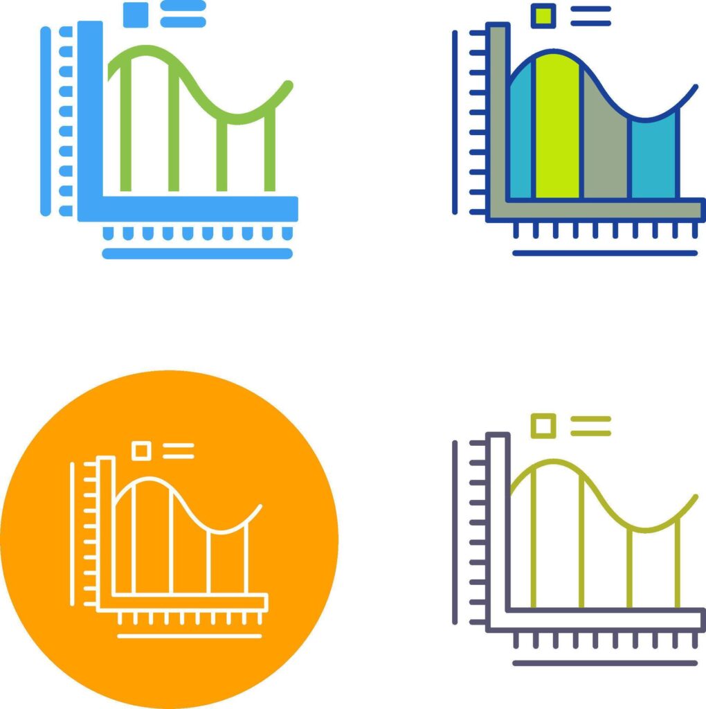 Bar Chart Icon Design Stock Free