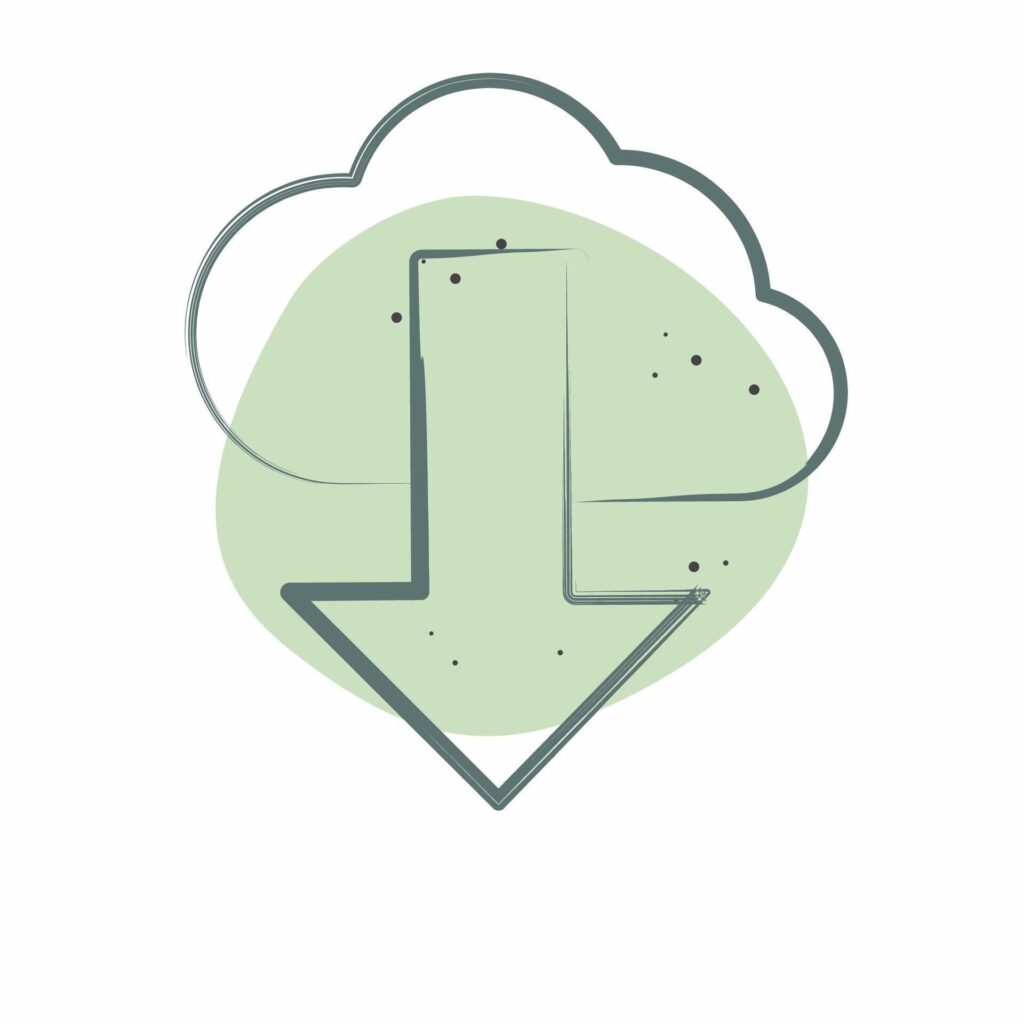 Icon Cloud Computing. related to Security symbol. Color Spot Style. simple design illustration Stock Free