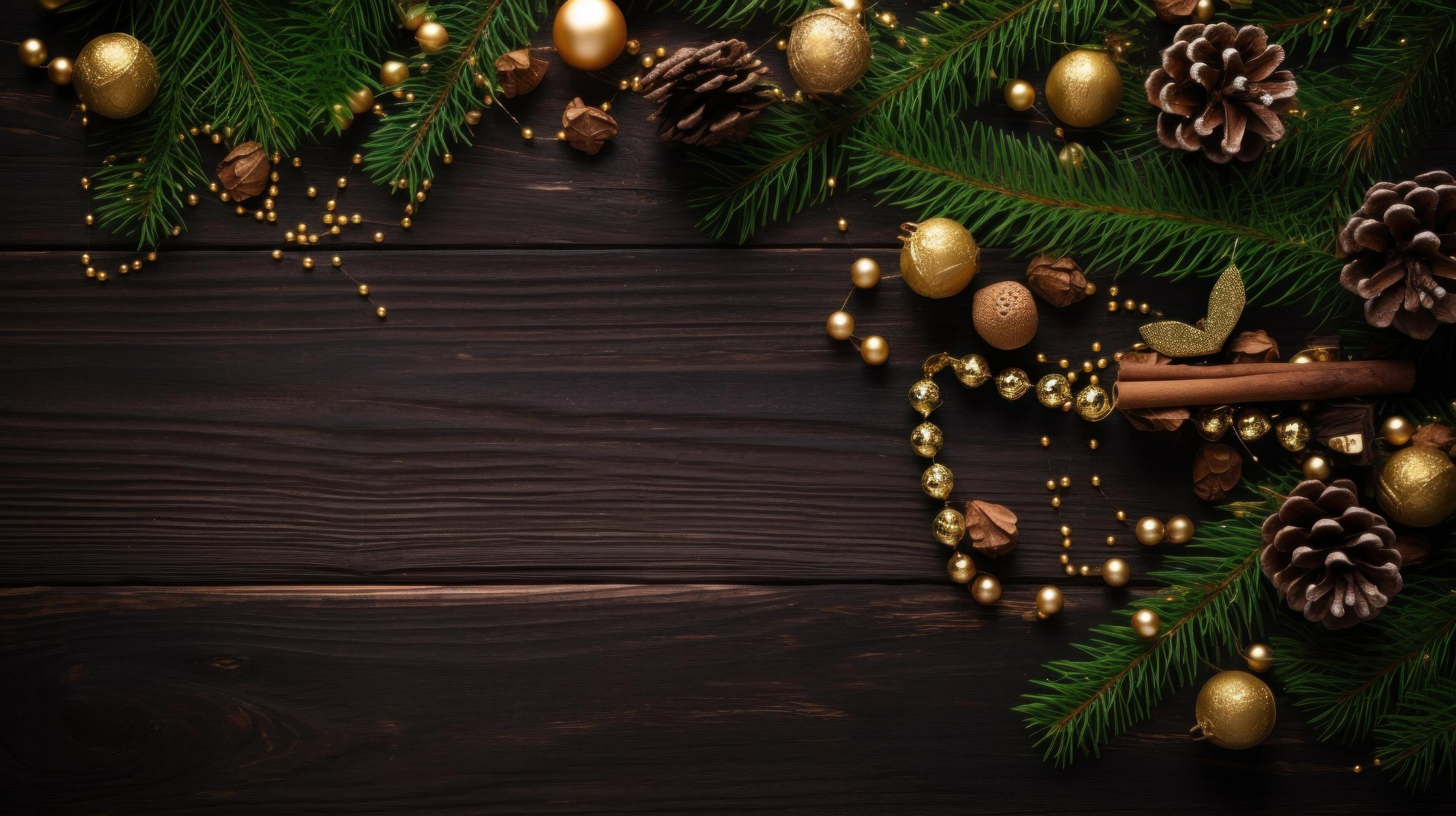 Christmas dark background. Illustration Stock Free