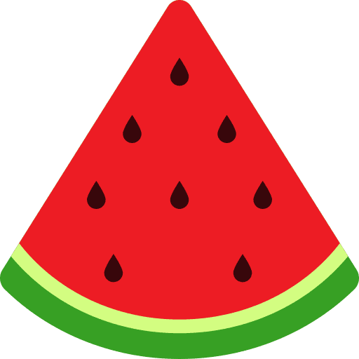 Summer, watermelon, food icon