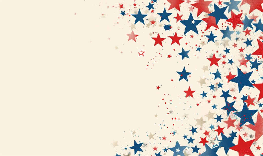 USA Stars Background with Space for Text Stock Free