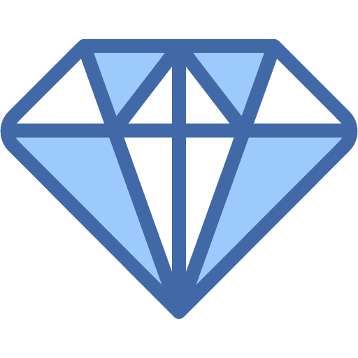 Big, diamond, gem icon
