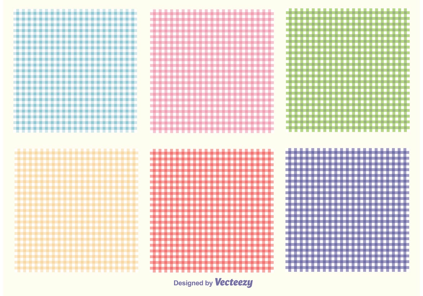 Gingham Pattern Set Free Vector and Free SVG