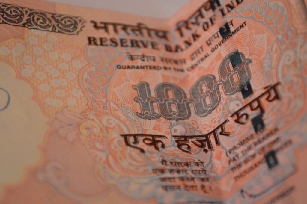 Thousand Rupee Note India Stock Free