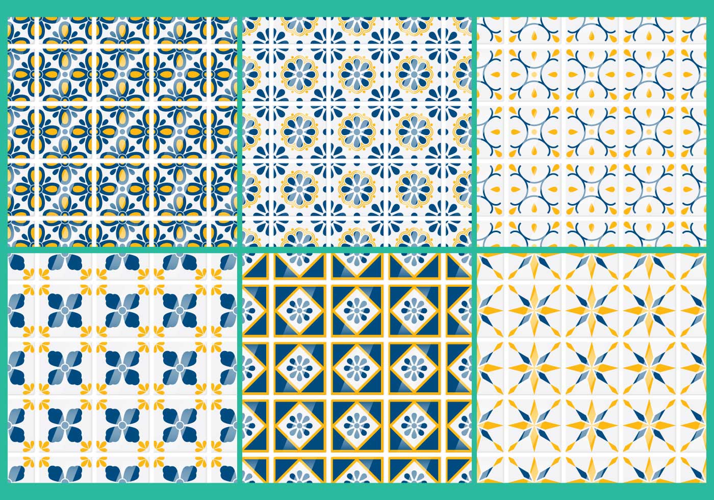 Talavera Vector Patterns Free Vector and Free SVG