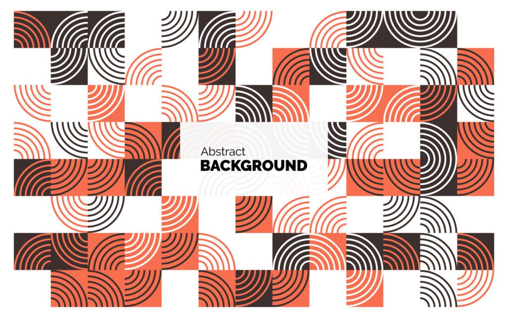 Geometric background with squares Vector illustration Free Vector