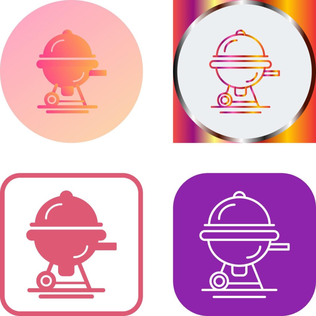 Barbecue Icon Design Stock Free