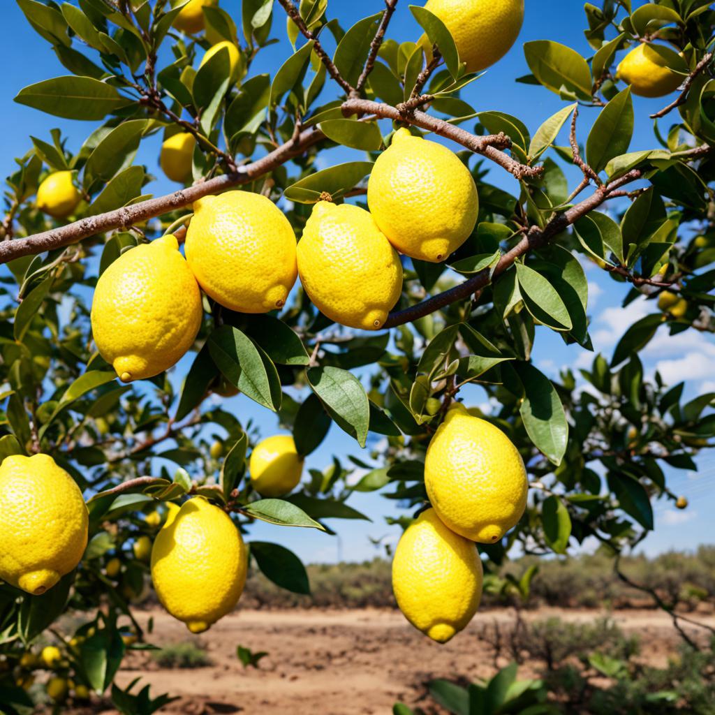 Limonero y muchos limones by @ai_generated