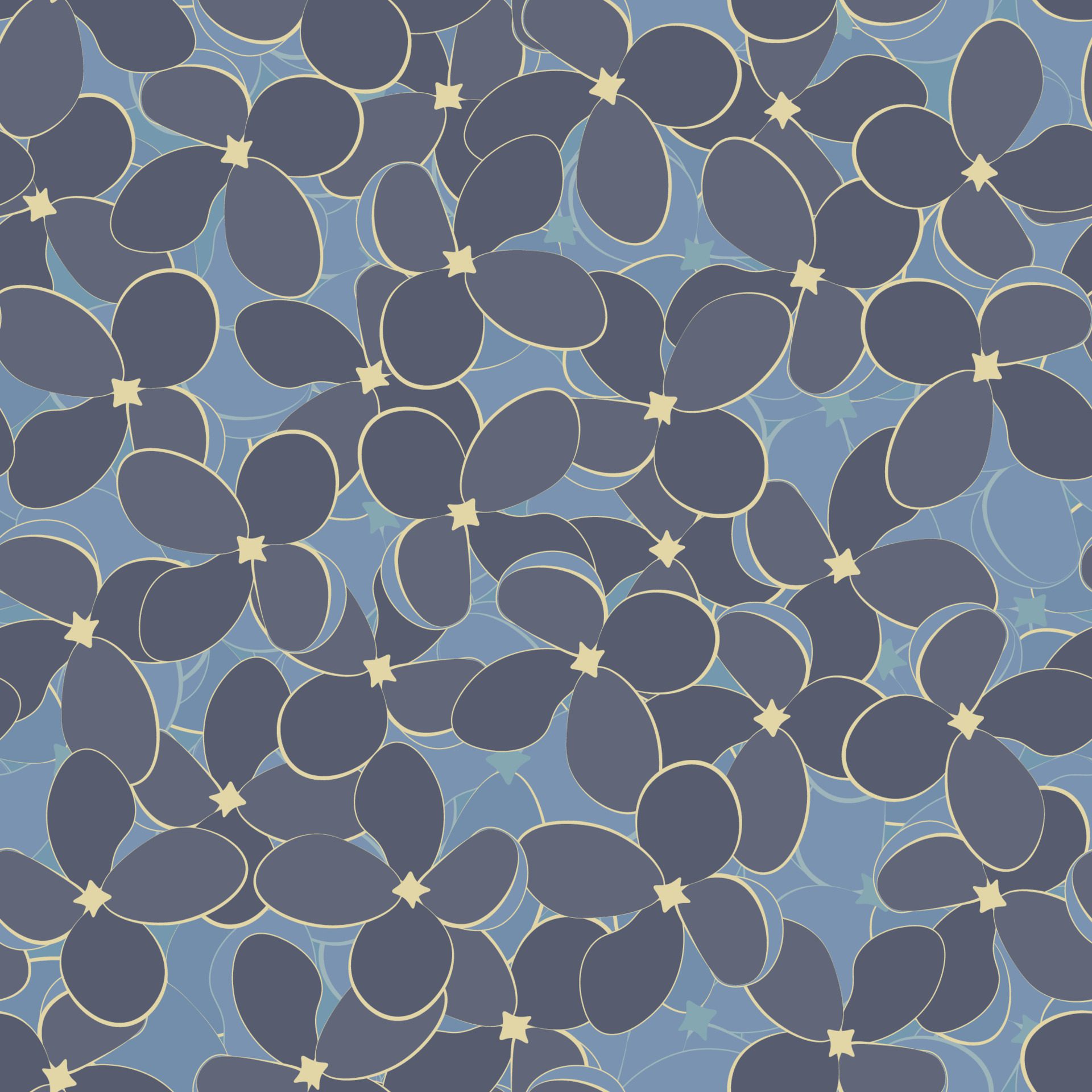 Seamless background, pattern with flowers Free Vector