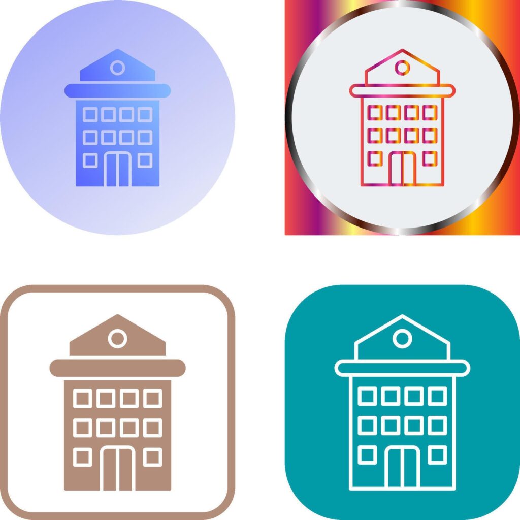 Hotell Icon Design Stock Free