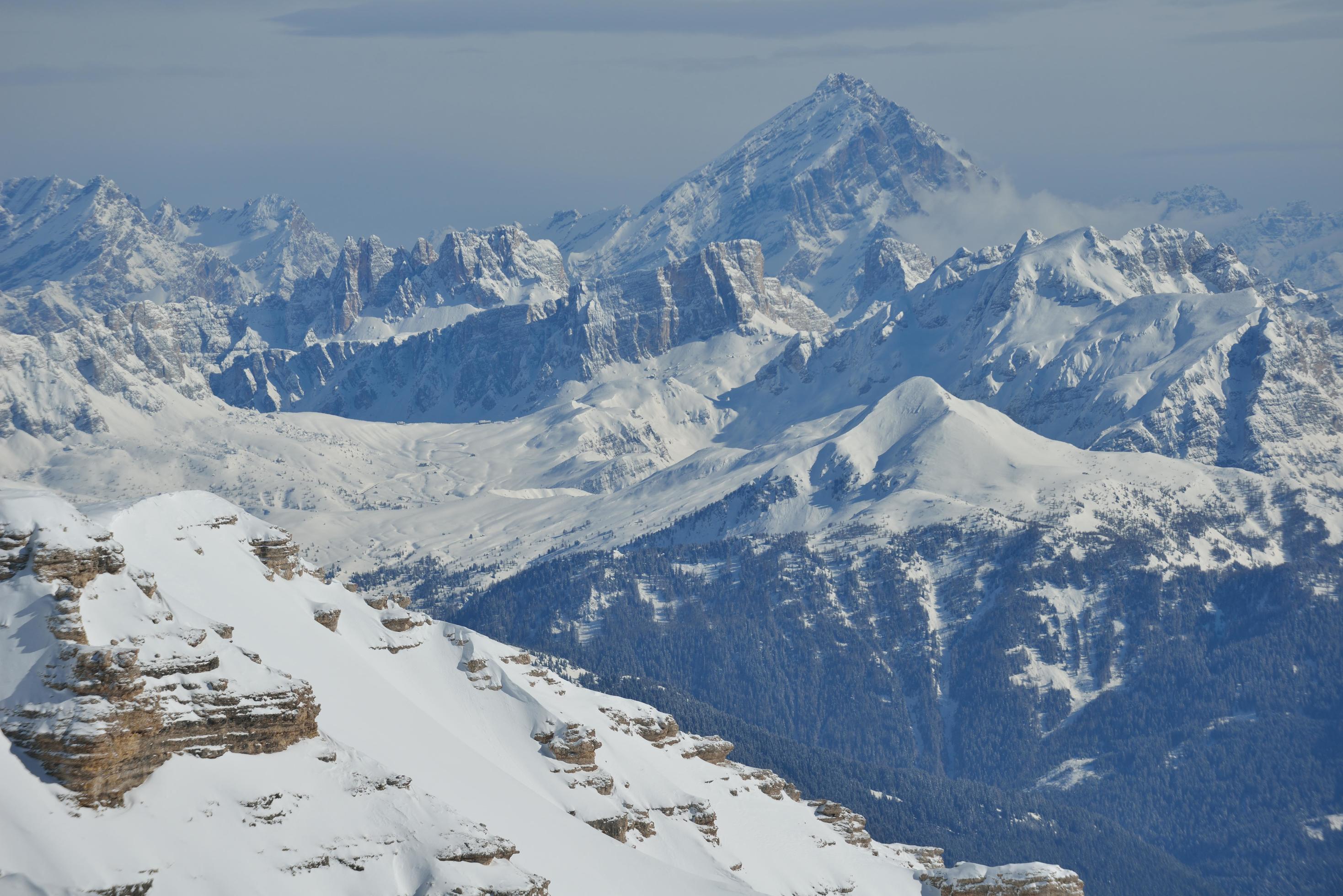 mountain winter nature Stock Free