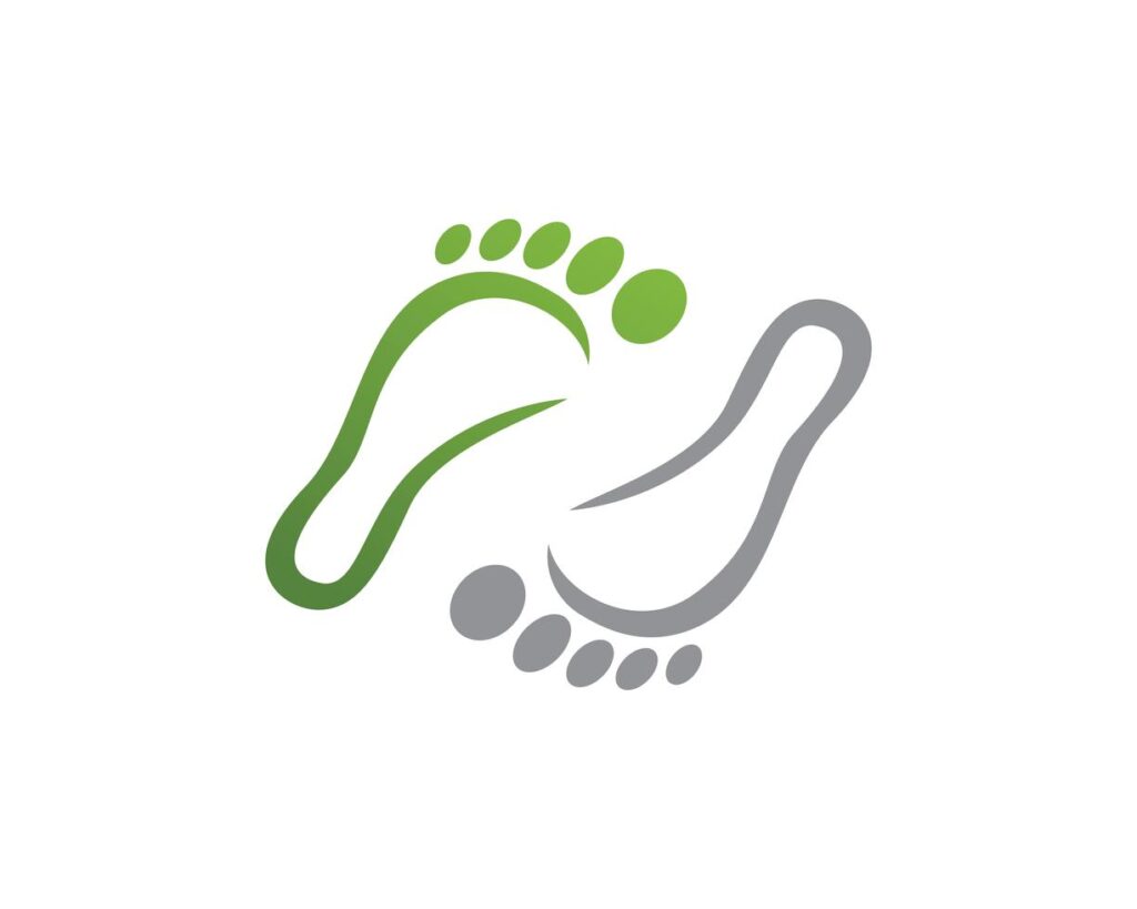 foot Logo Template symbols Stock Free