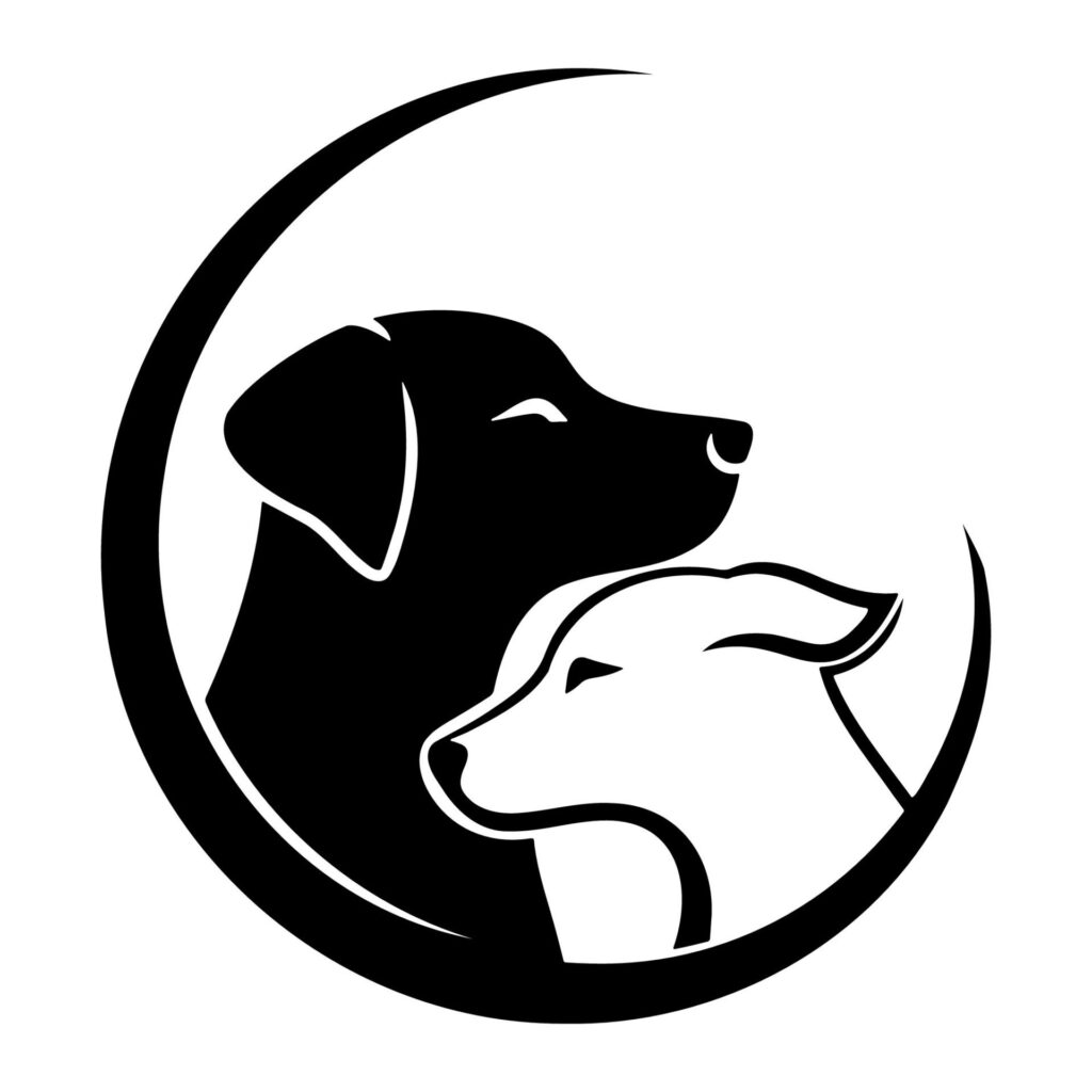 Simple Dog Logo. Vector Illustration Free Vector