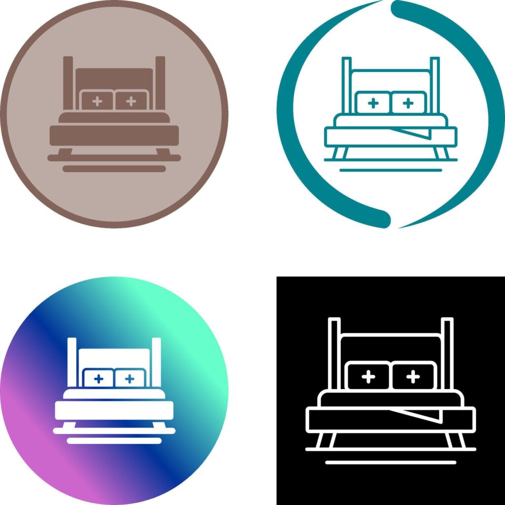 Bed Icon Design Stock Free