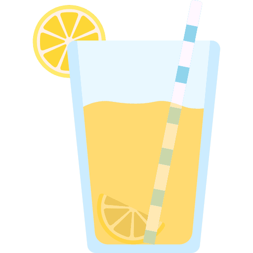 Summer, lemonade, food icon