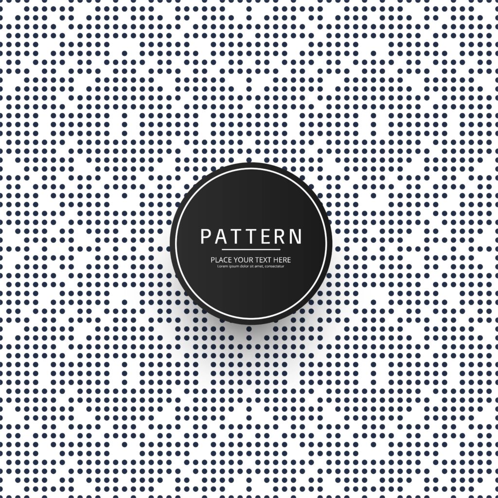 Modern geometric dotted pattern texture background Free Vector