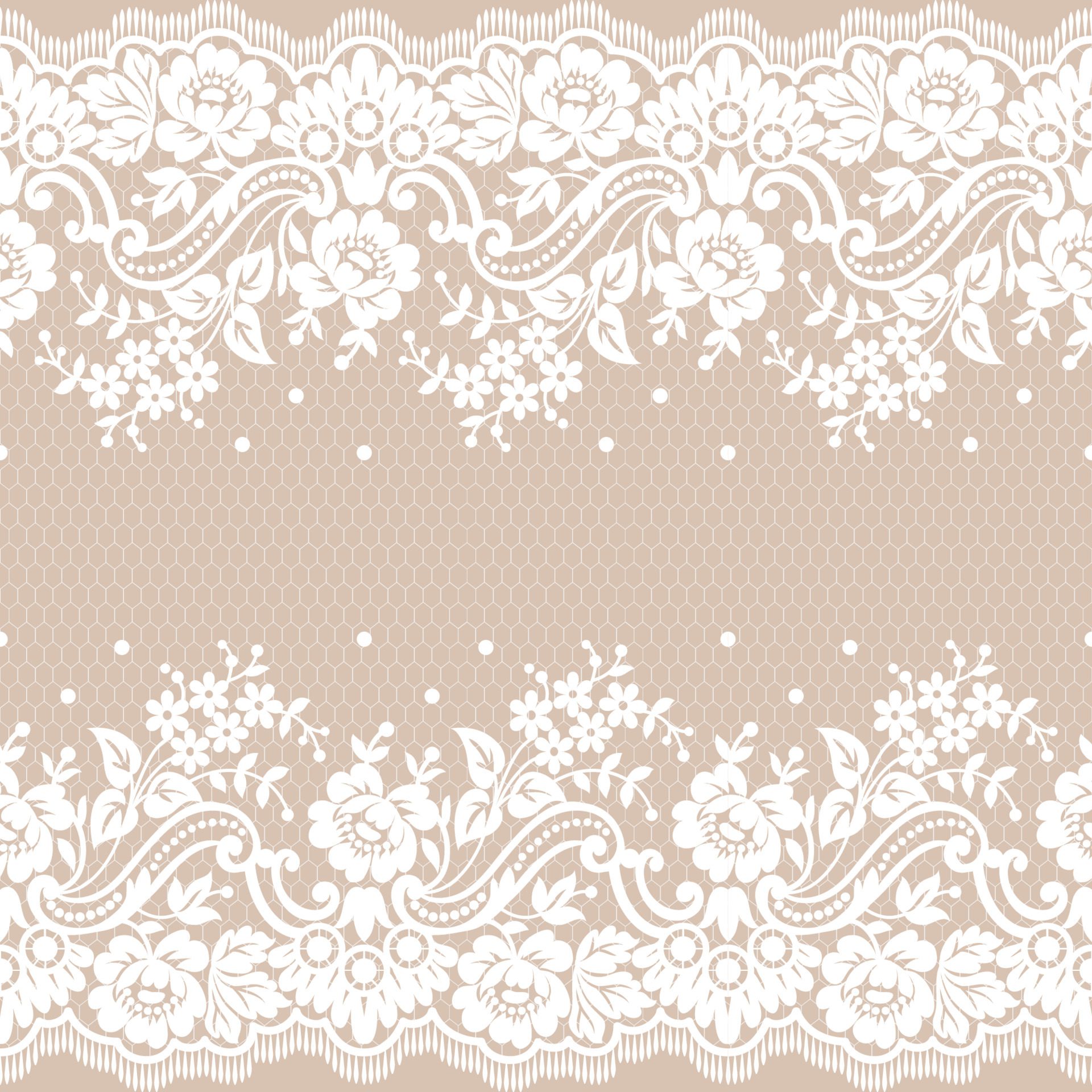 Vertical Seamless pattern lace. Free Vector