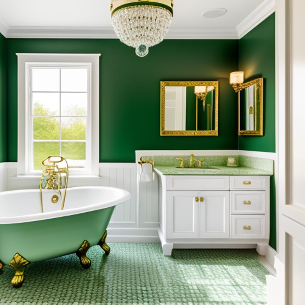 Create a master bathroom by @ai_generated