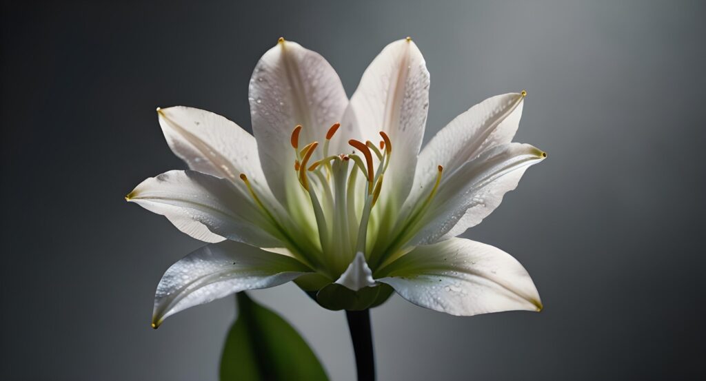 Lily flowers with beautiful blur background Stock Free