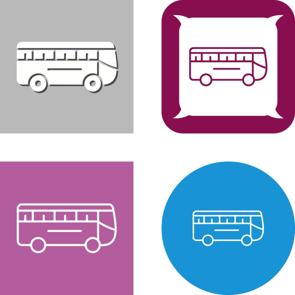 Bus Icon Design Stock Free