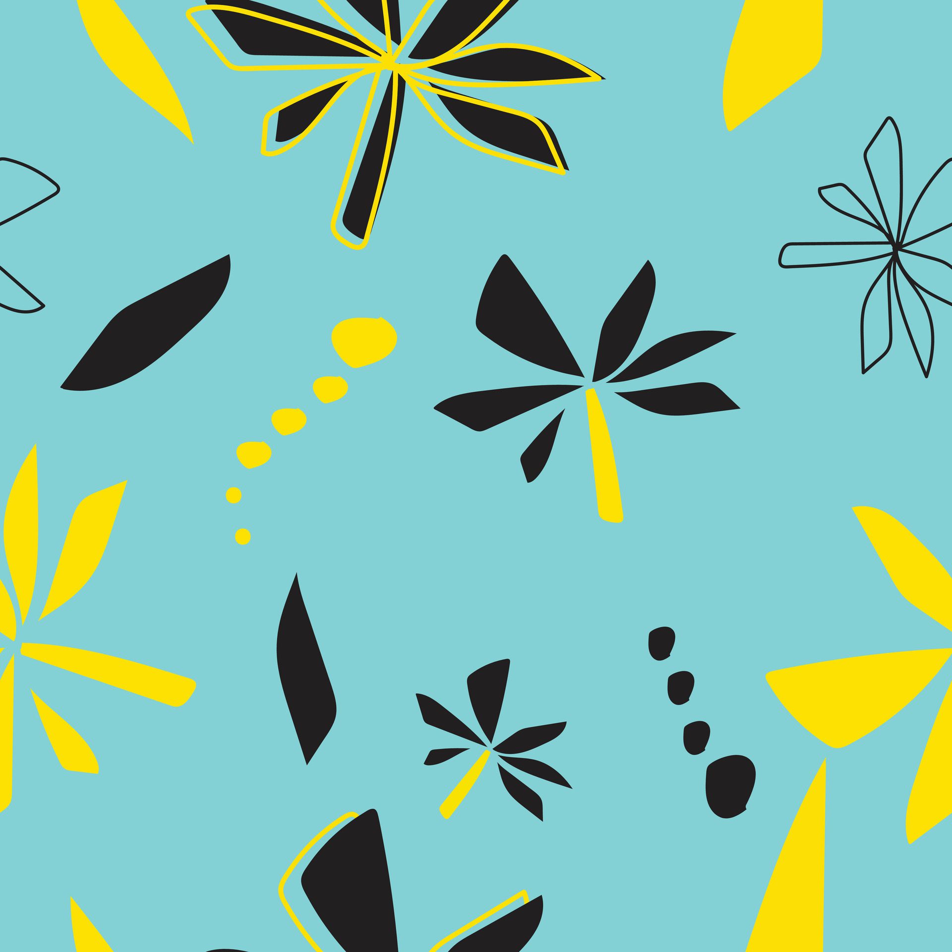 Abstract floral surface pattern seamless background Free Vector