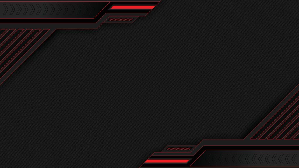 Abstract red and black futuristic gaming background in Livestream Vector Free Vector