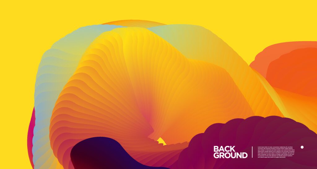 Vector colorful gradient abstract fluid background for banner template Free Vector and Free SVG