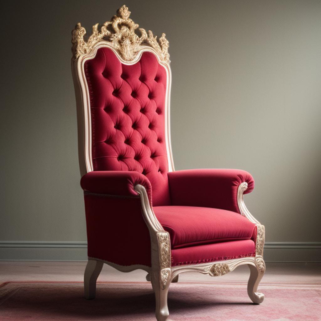 Background, Queen chair by by @ai_generated