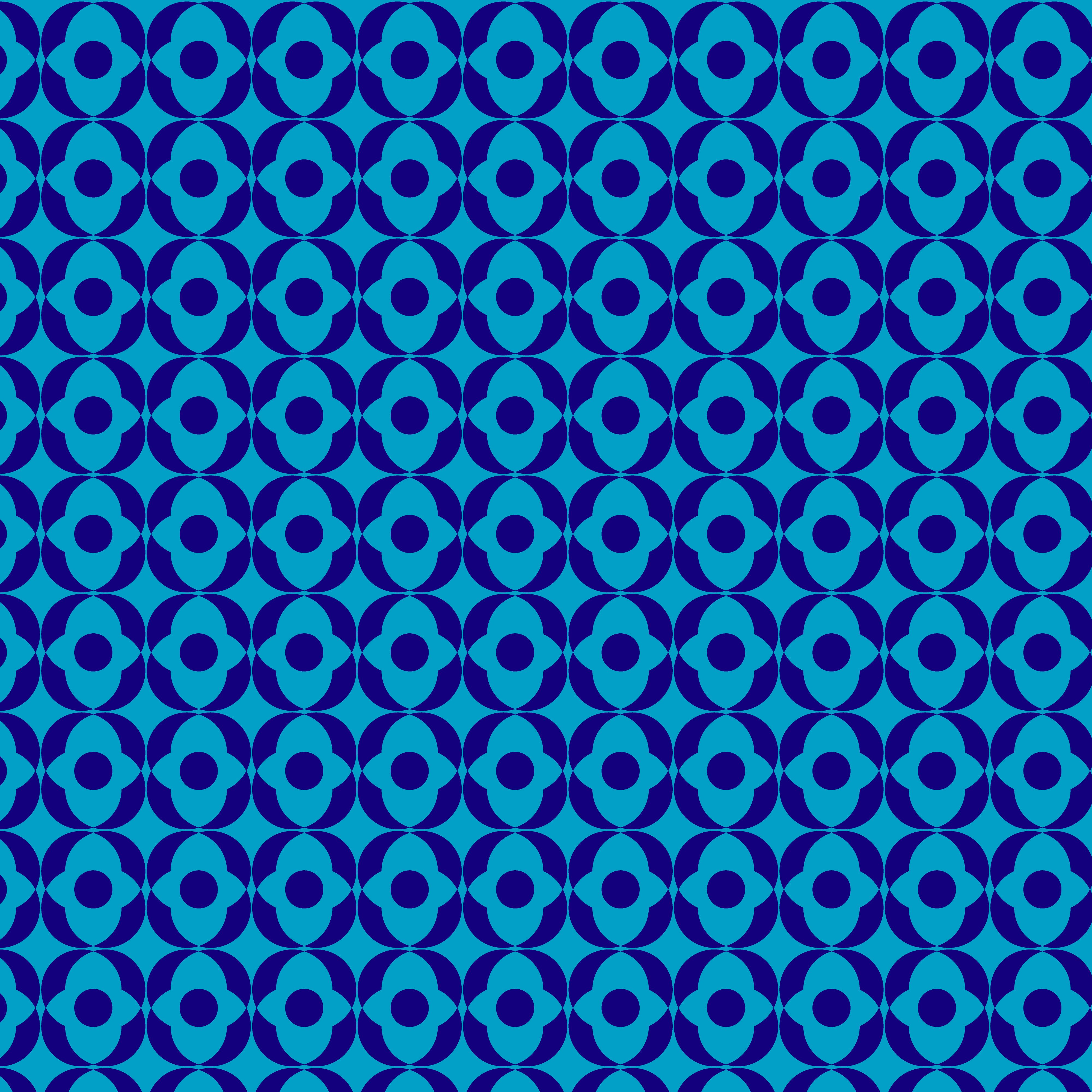 Blue Abstract Round Diamond Pattern Free Vector