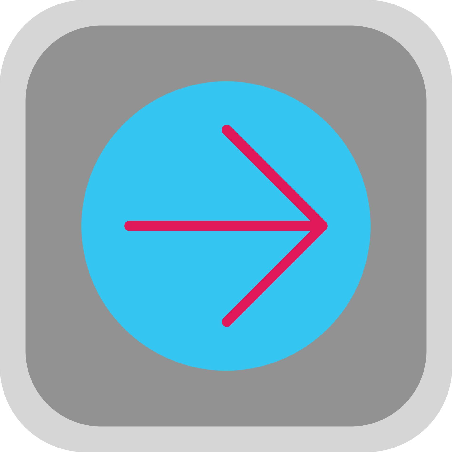 Arrow Circle Right Vector Icon Design Stock Free