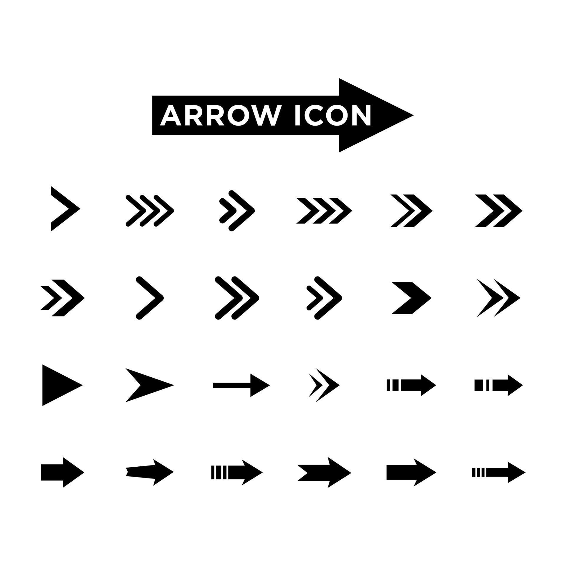 Arrow icon vector design templates Stock Free