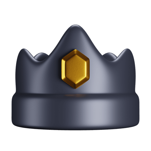 Crown 3D illustration