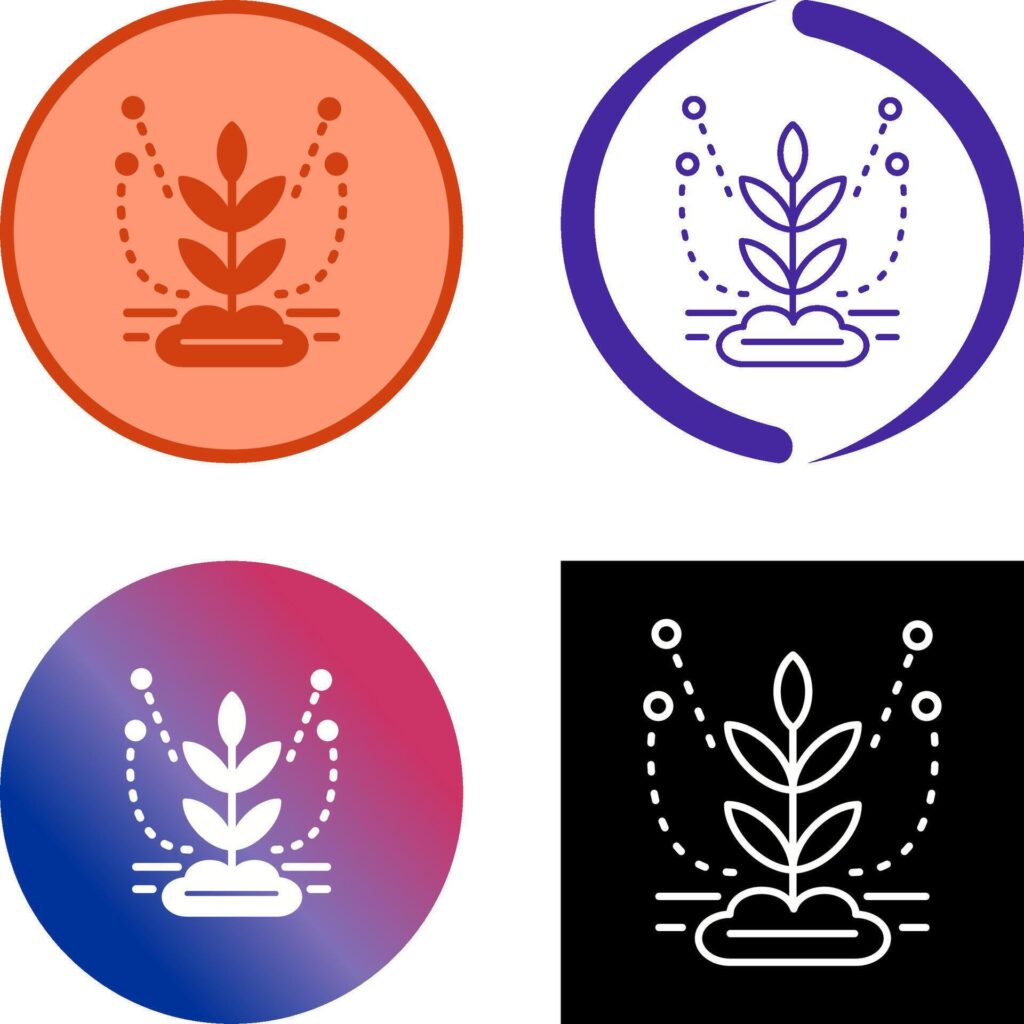 Irrigation System Icon Design Stock Free