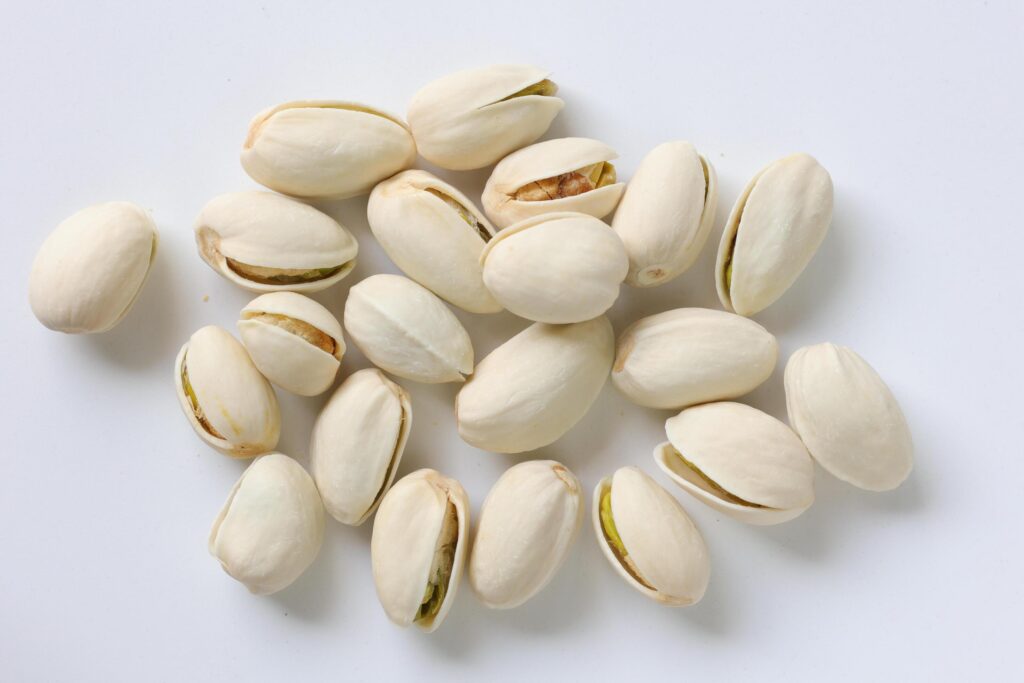 Pistachio nut isolated on white background Stock Free