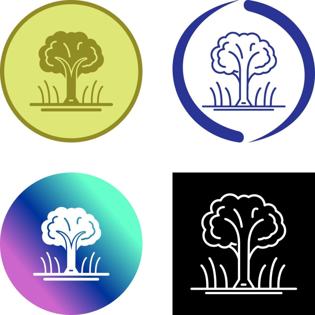 Tree Icon Design Stock Free