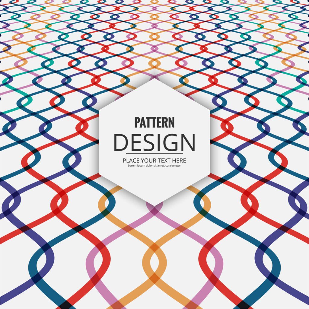 Abstract decorative seamless pattern design Free Vector