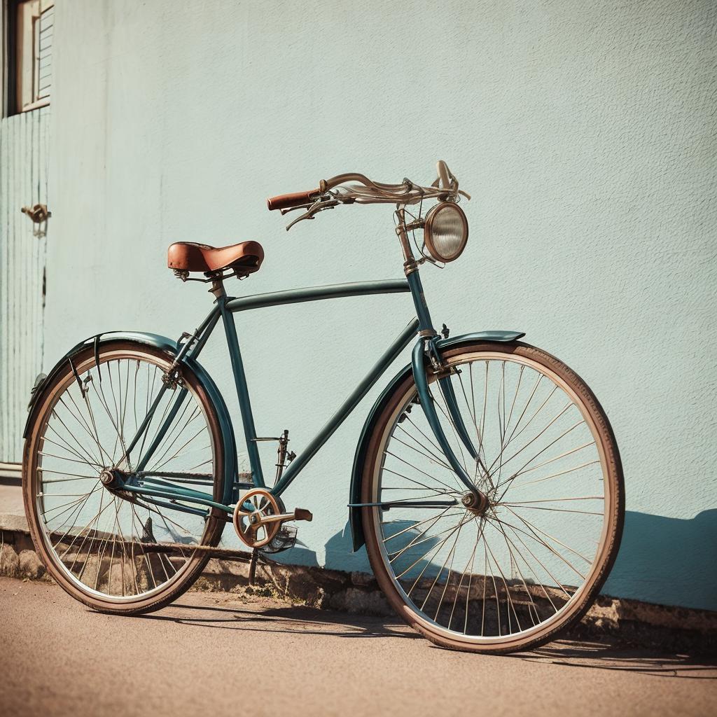 “Vintage bicycle, classic design, by @ai_generated