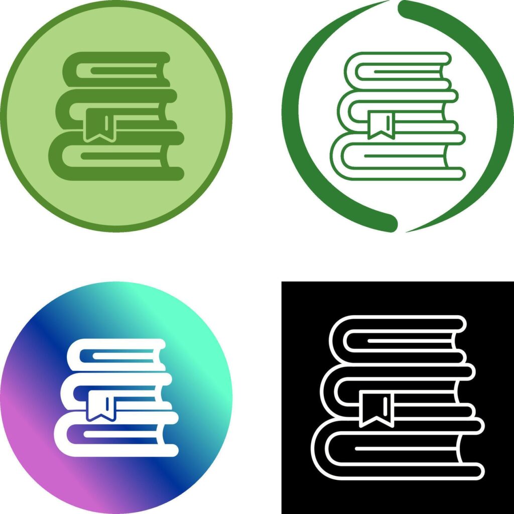 Books Icon Design Stock Free