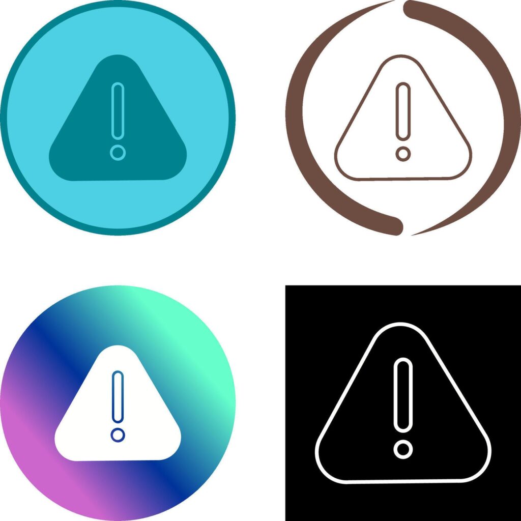 Warning Icon Design Stock Free