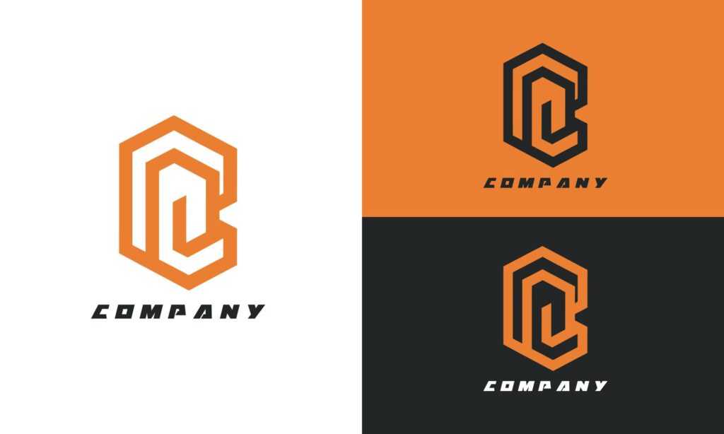 Best business logo design, company brand logo design, letter logo Free Vector