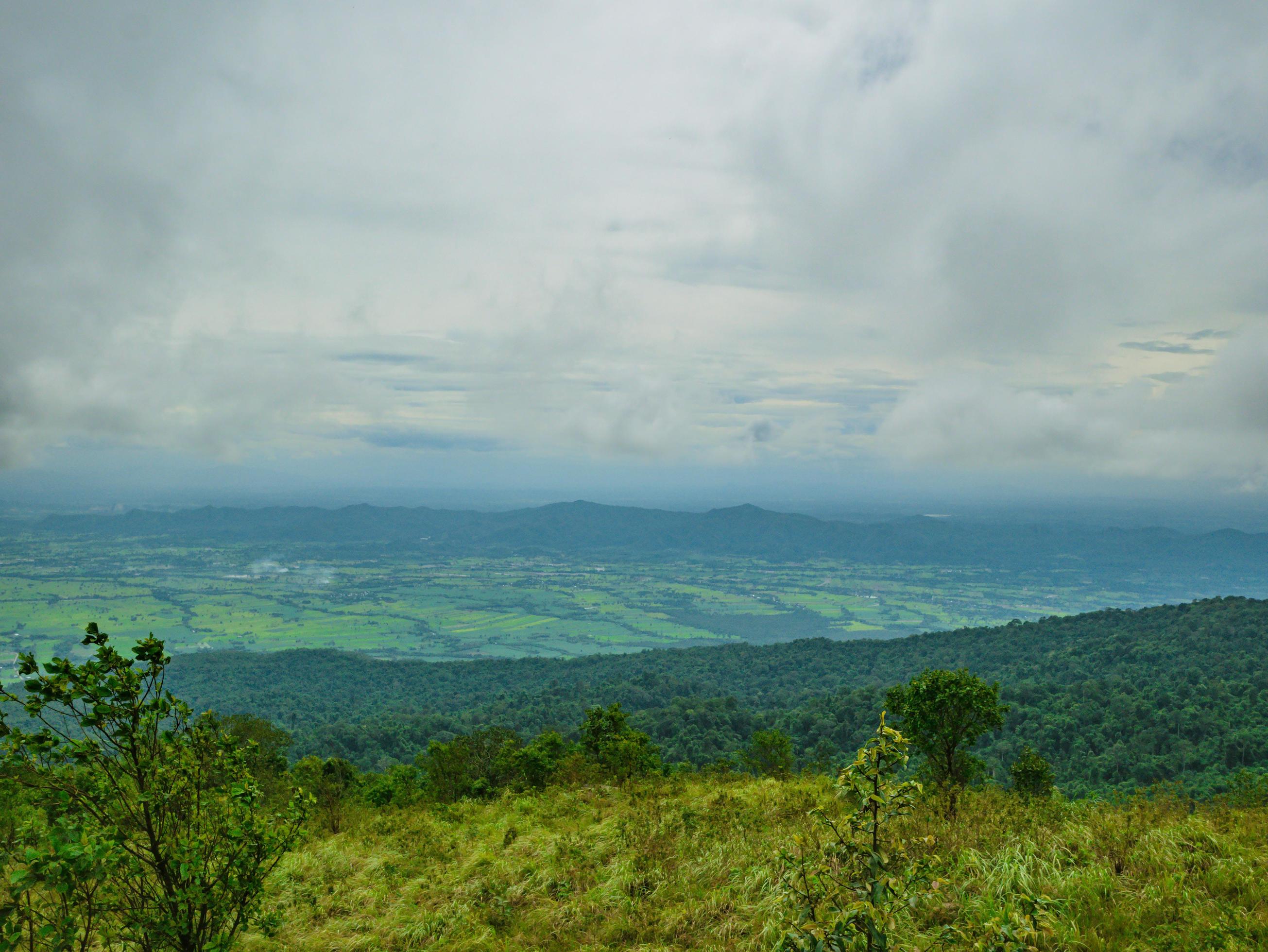 Beautiful nature and cloud sky view on Khao Luang mountain in Ramkhamhaeng National Park,Sukhothai province Thailand Stock Free