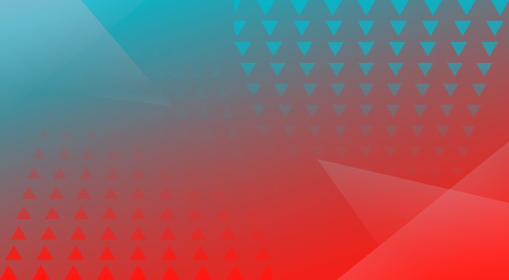 Abstract modern background gradient color. Blue and red gradient with triangle pattern decoration. Free Vector