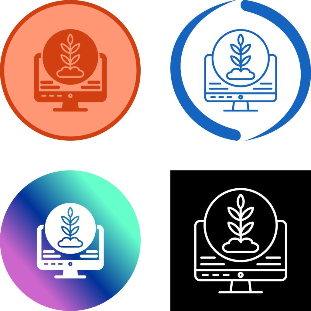 Plant Icon Design Stock Free